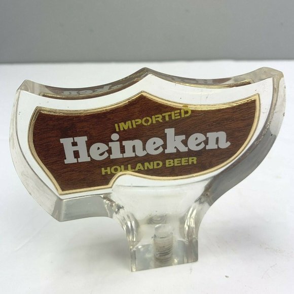 Heineken Dining Heineken Holland Beer Tap Pull Handle Clear Lucite